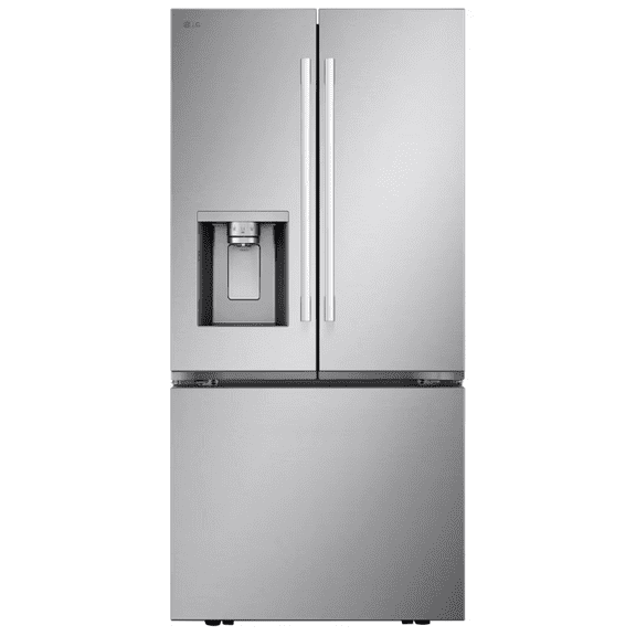 LG LF20G6331S 20 cu. ft. 3-Door French Door, Counter-Depth MAX Refrigerator with Hybrid Handles