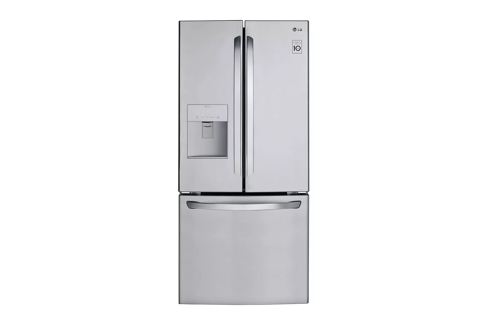 LG LFDS22520S 22 Cu. Ft. Stainless French Door Refrigerator - image 1 of 5