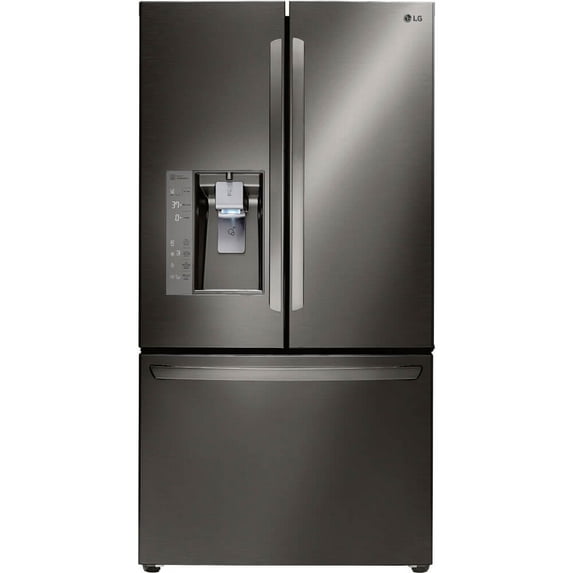 LG LFXC24726D 24 Cu. Ft. Black Stainless French Door Refrigerator