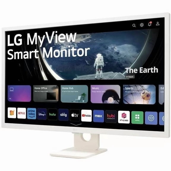 LG Electronics 32SR53FS-W 32" Fhd Ips Smart Monitor