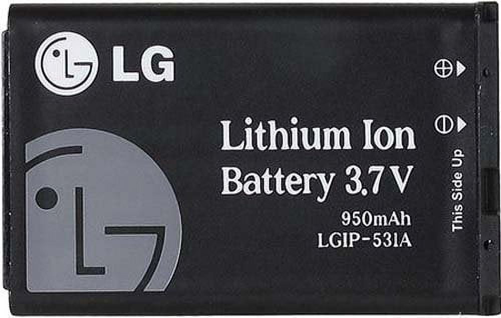 LG LGIP531A OEM Cell Phone LiIon 3.7V Battery 950mAh 3.6Wh