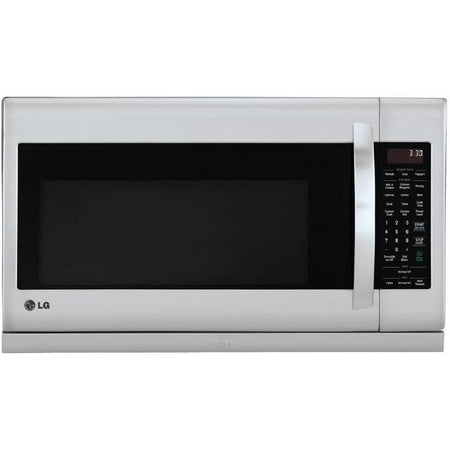 LG - 2.2 Cu. Ft. Over-the-Range Microwave - Stainless steel