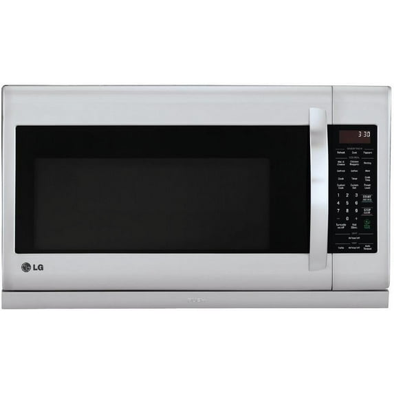 LG LMH2235ST - Microwave Oven - Over-Range - 2.2 cu. ft - 1000 W - Stainless Steel with Built-in Exhaust System
