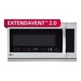 thumbnail image 1 of LG LMHM2237ST 2.2 Cubic Feet Over-The-Range Microwave Oven, Stainless Steel, 1 of 22