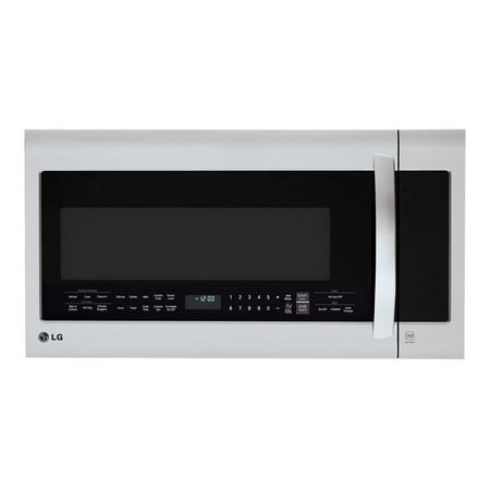 LG - 2.0 Cu. Ft. Over-the-Range Microwave - Stainless steel