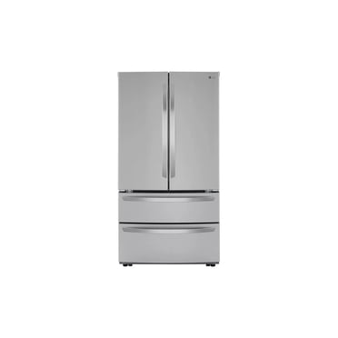 LG LMWC23626S 23 Cu. Stainless Steel Ft. 4-Door French Door Refrigerator with 2 Freezer Drawers