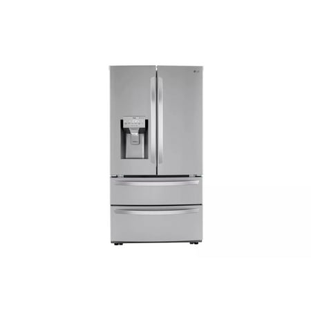 LG LMXC22626S 22 Cu. Ft. Stainless Smart French Door Double Freezer Refrigerator