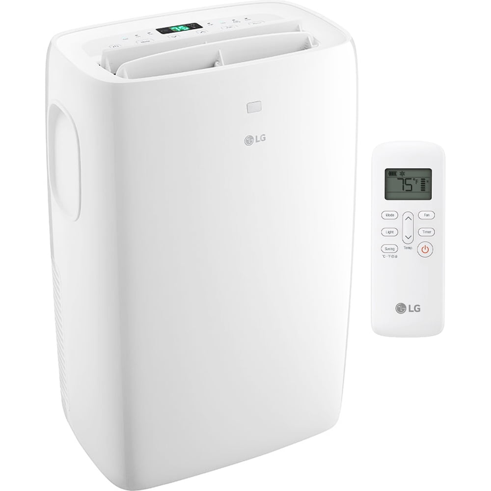 LG LP0721WSR Portable Air Conditioner with 7000 BTU Cooling Capacity, Remote Control and 2 Fan