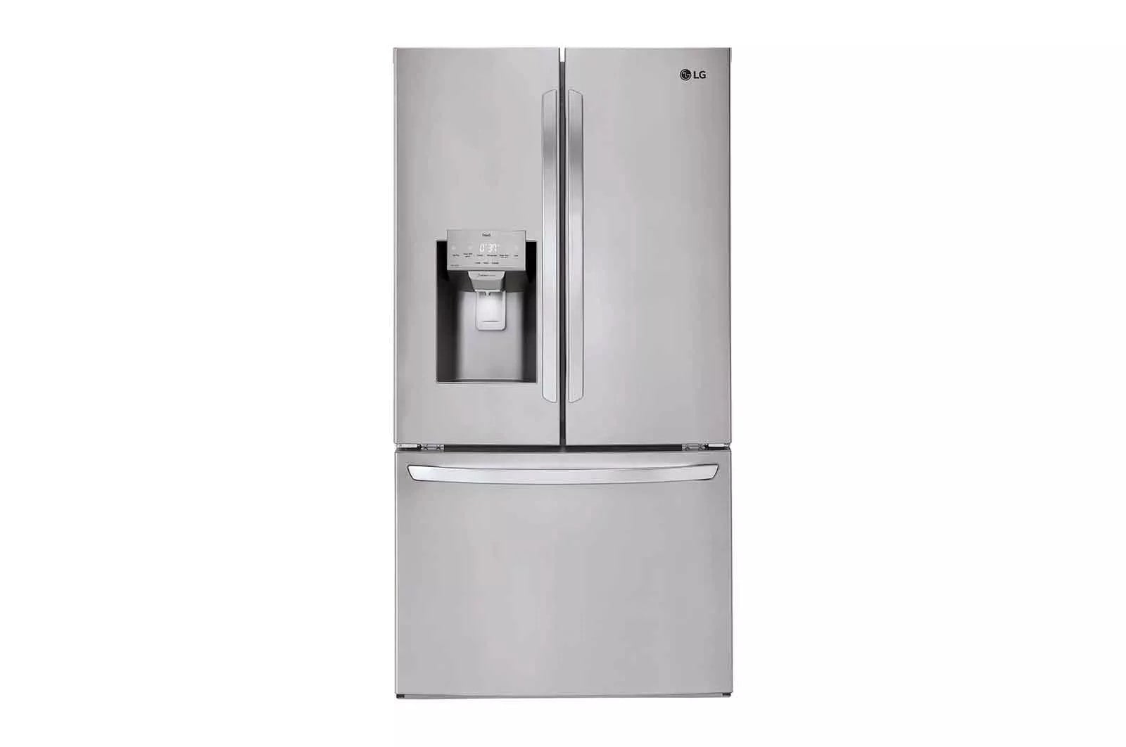 LG 28 Cu Ft Stainless Steel French Door Refrigerator with Ice Maker