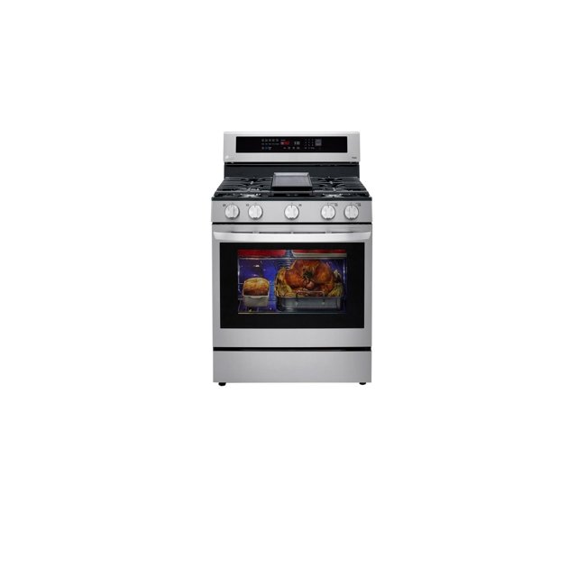 LG LRGL5825F 5.8 Cu. Ft. Stainless Steel Gas Range with Air Fry