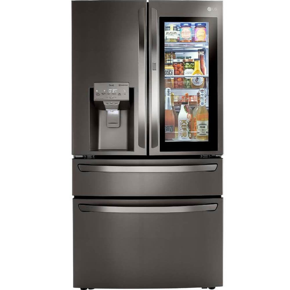 23 Cu. Ft. Black Stainless Steel French Door Smart Refrigerator