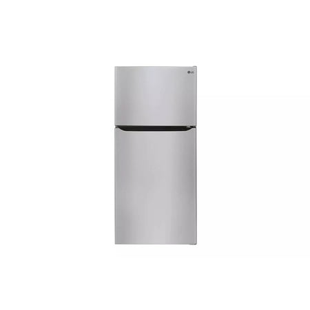 LG - 23.8 Cu. Ft. Top Freezer Refrigerator with Internal Water Dispenser - Stainless Steel