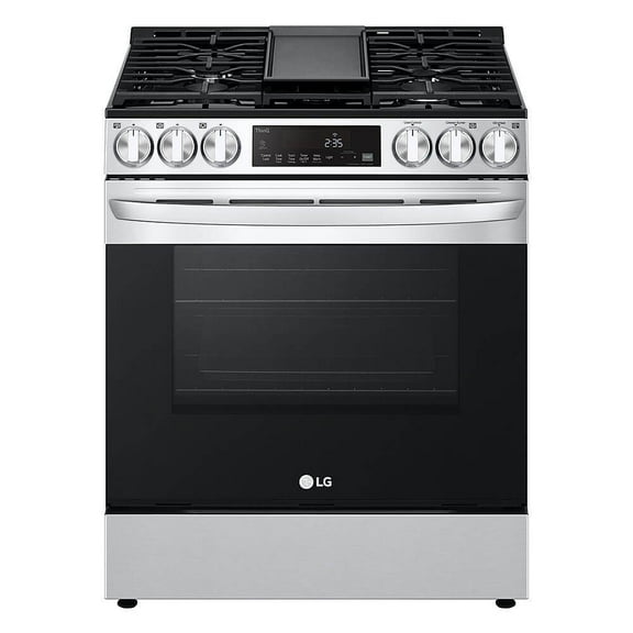 LG LSGL5833F 5.8 Cu. Ft. Stainless Steel Slide-In Gas Range
