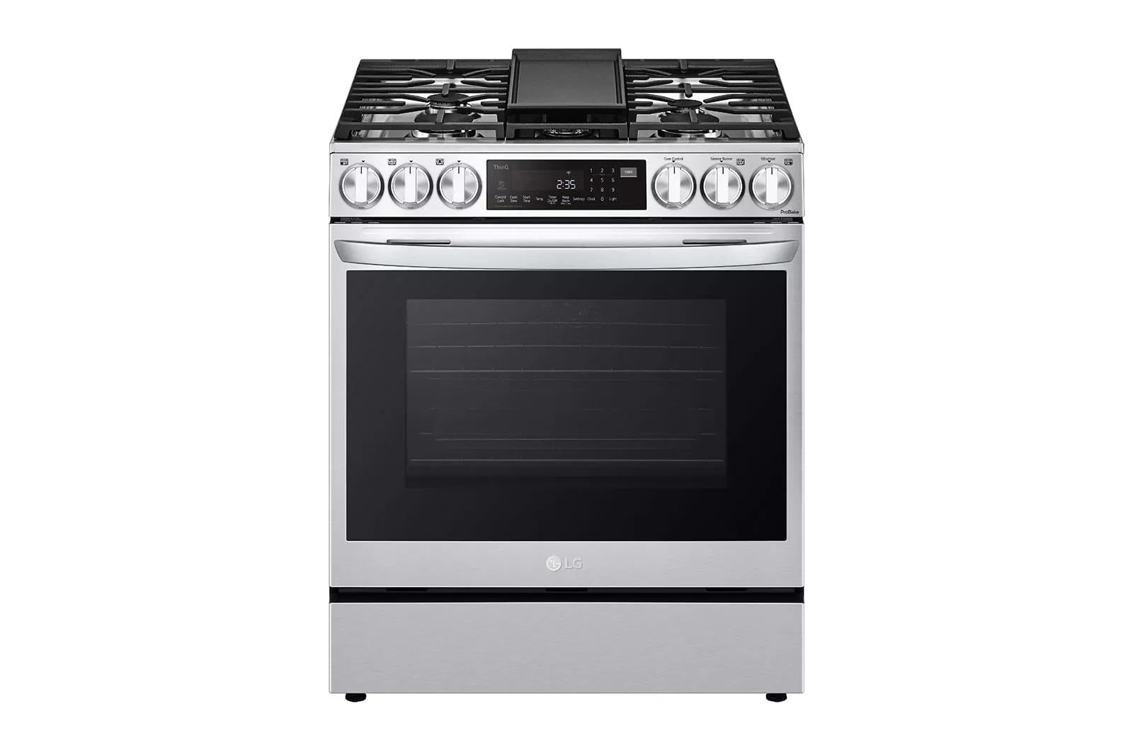 LG 30" Stainless Steel Gas Range with Convection and Air Fry