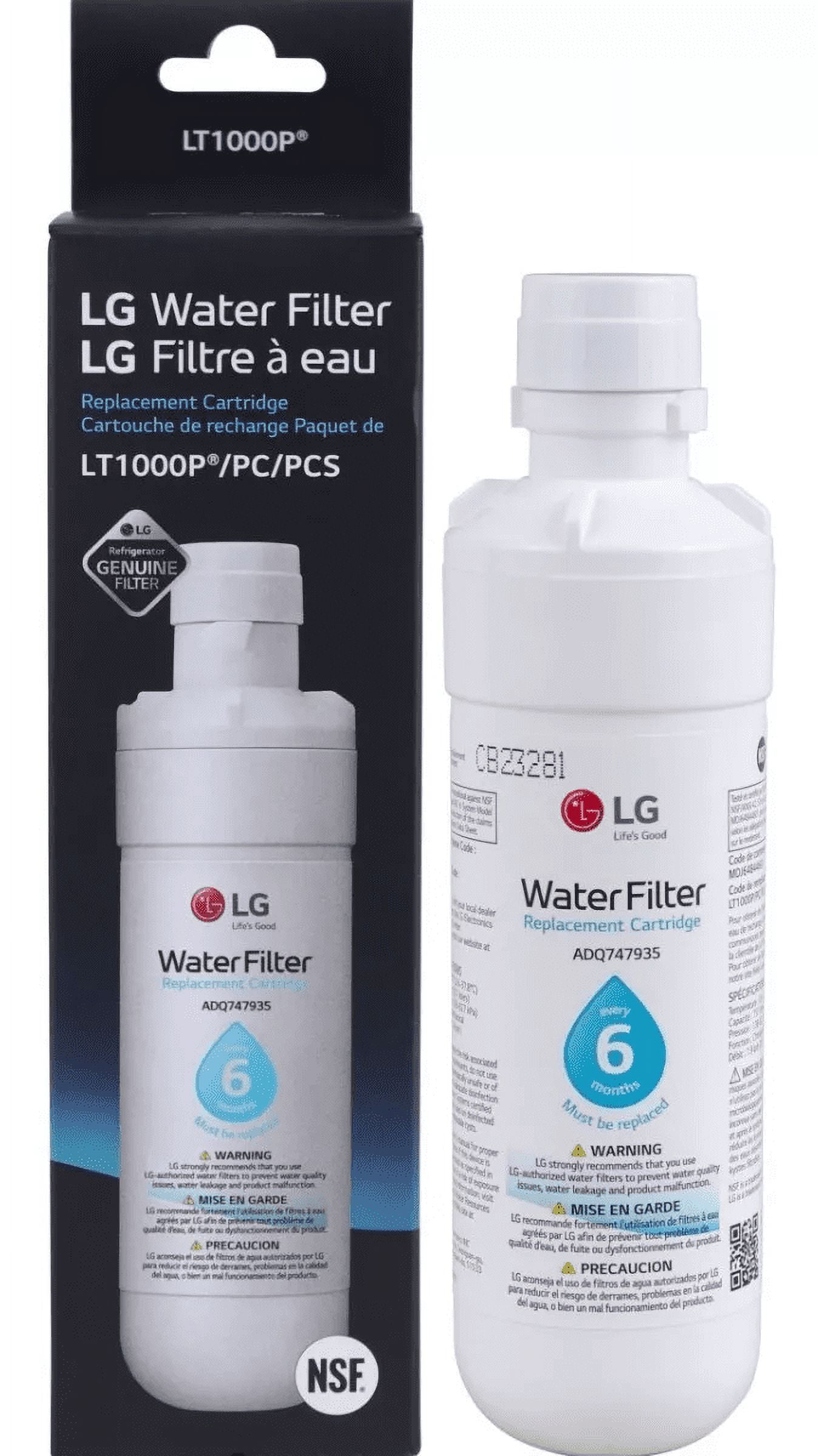 LG LT1000P Replacement Refrigerator Water Filter,Fit for LG LT1000P