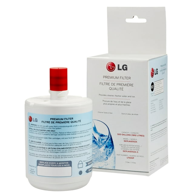 LG LT500PC 500-Gallon Water Filter for Select LG Refrigerators