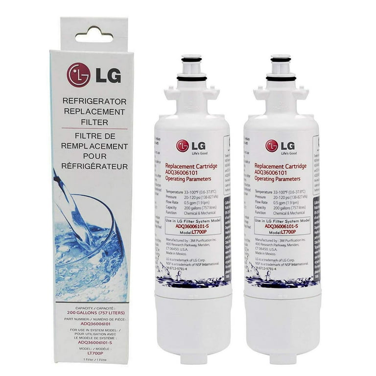LG LT700P Water Filter for LG Refrigerators LG LT700P Water Filter for LG Refrigerators
