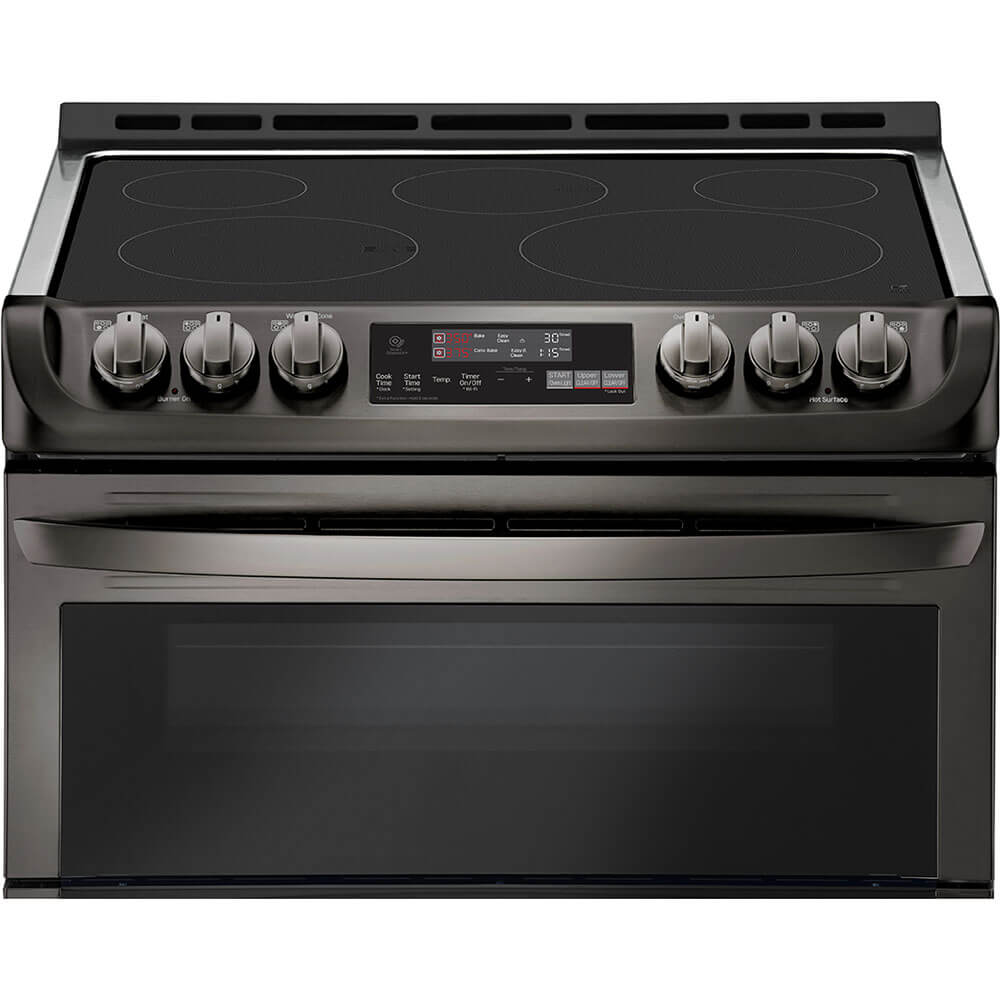 LG LTE4815BD 7.3 Cu. Ft. Black Stainless SlideIn Double Oven Electric Range