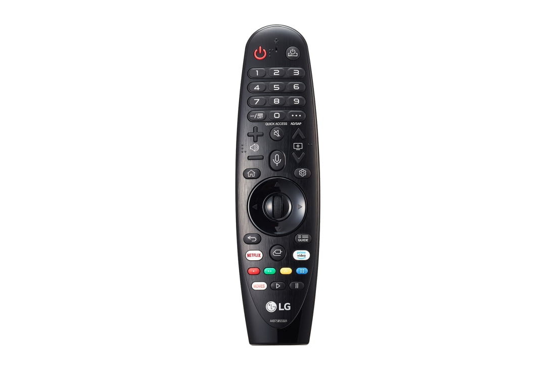Black Universal Bluetooth Remote Control with Voice Recognition