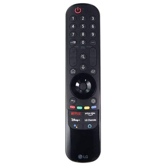 Pre-Owned LG Magic Remote (MR21GA) with Netflix/Prime Keys for Select LG Smart TVs - Black