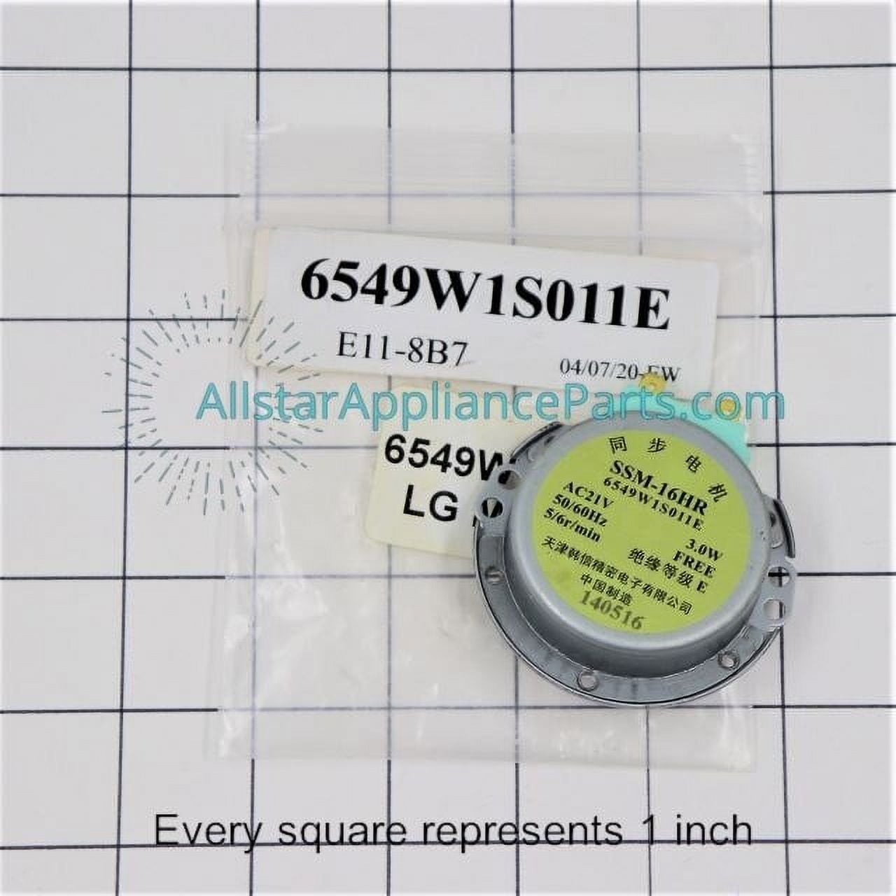 LG Microwave Turntable Motor 6549W1S011E