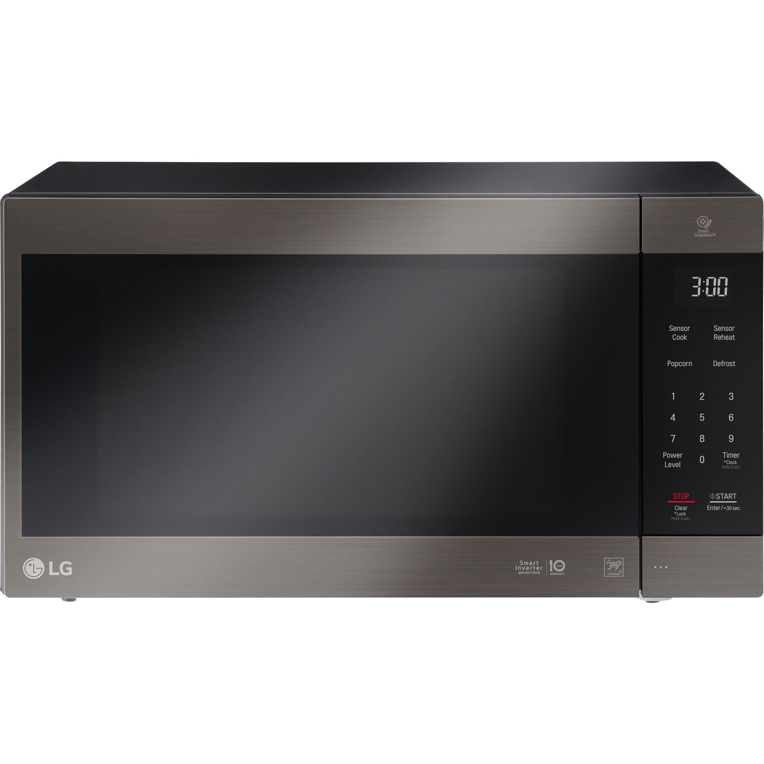 LG NeoChef 2.0 Cu. Ft. 1200W Countertop Microwave, Black Stainless Steel - image 1 of 8