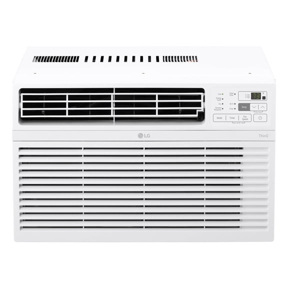 LG New 10,000 BTU 450 Sq Ft Smart Wi-Fi Enabled Window Air Conditioner, White