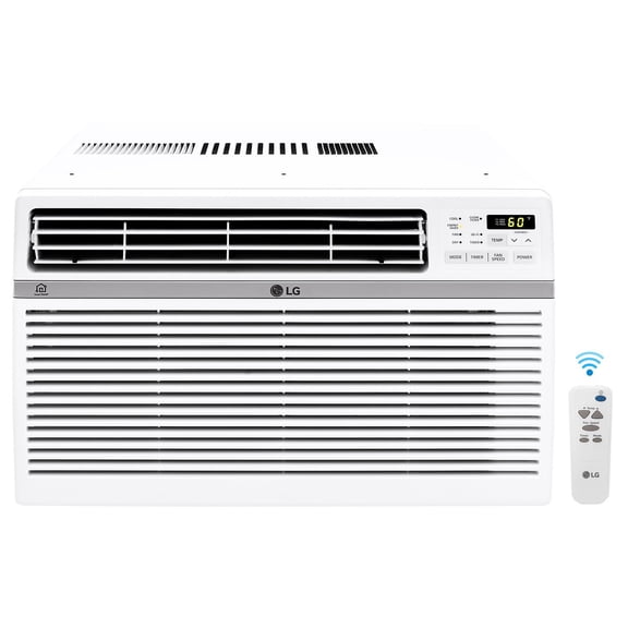 LG New 12,000 BTU 550 Sq Ft Smart Wi-Fi Enabled Window Air Conditioner, White