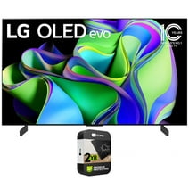 LG OLED42C3PUA OLED evo C3 42 Inch HDR 4K Smart OLED TV 2023 Bundle with 2 YR CPS Enhanced Protection Pack