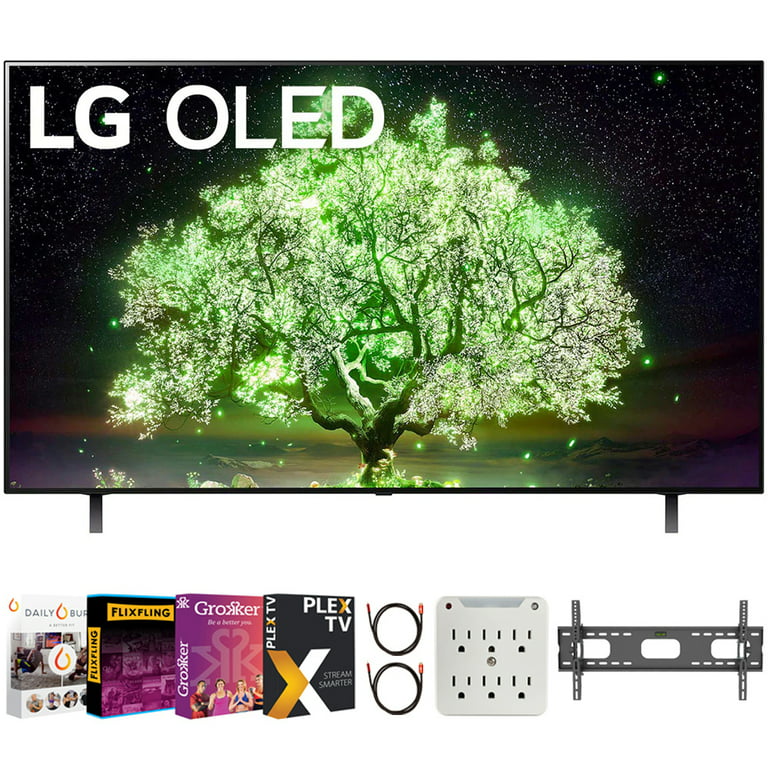 LG OLED 48'' A1 4K Smart TV con ThinQ AI (Inteligencia Artificial),  Procesador α7 Gen4 AI