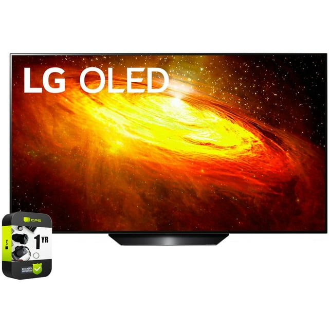 LG OLED55BXPUA 55 inch BX 4K Smart OLED TV with AI ThinQ 2020 Model Bundle with 1 Year Extended Warranty(OLED55BX 55BX 55" TV)