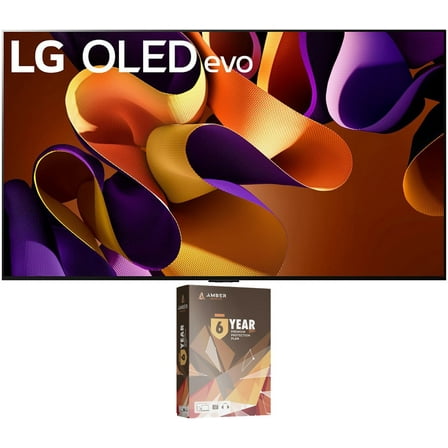 LG OLED55G4SUB 55 Inch 4K Evo G4 Series Ultra High Definition OLED TV with 6 Year Amber Protection Plan (2024)
