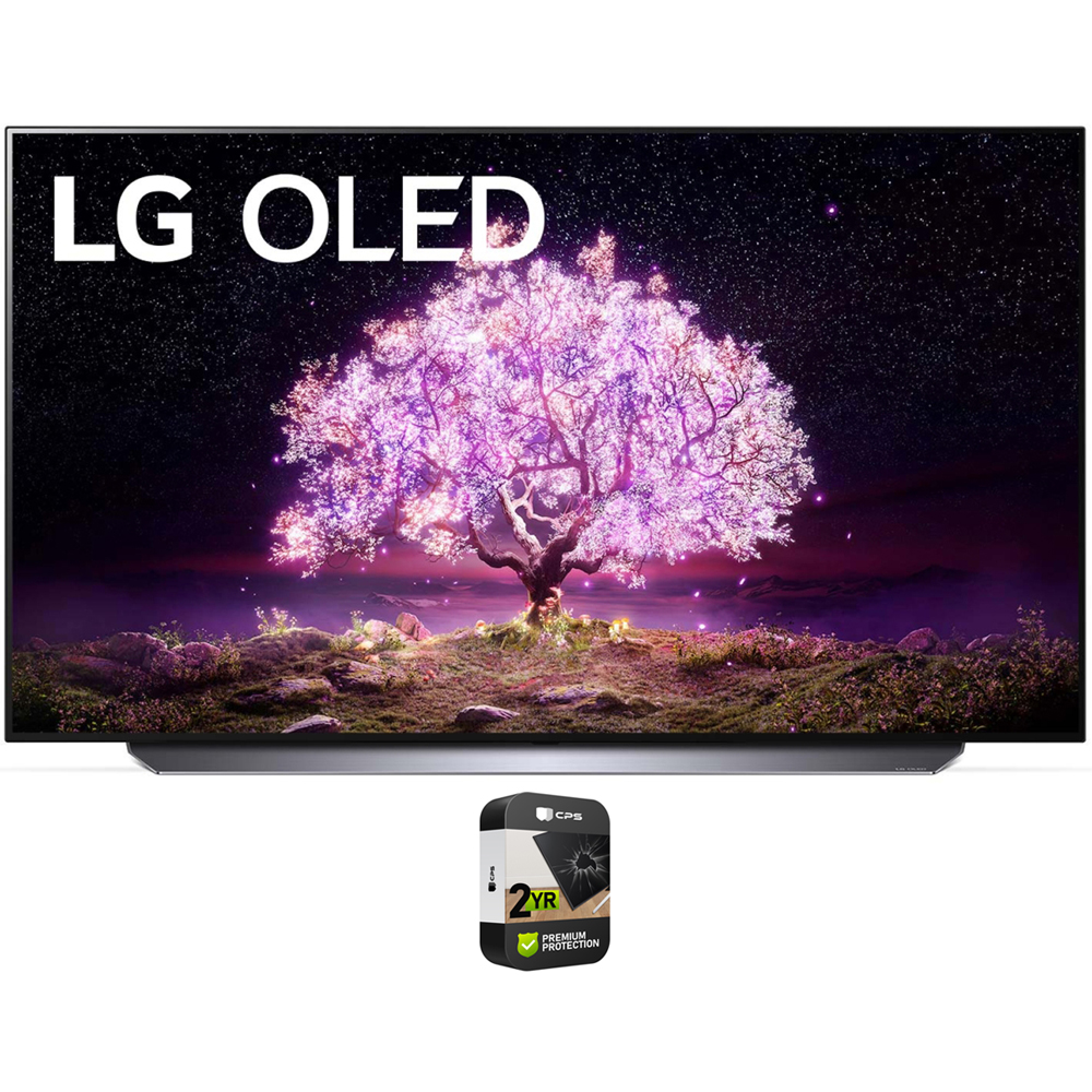 LG OLED65C1PUB 65 inch 4K Smart OLED Television with AI ThinQ (2021) Bundle with Premium Extended Warranty - image 1 of 1
