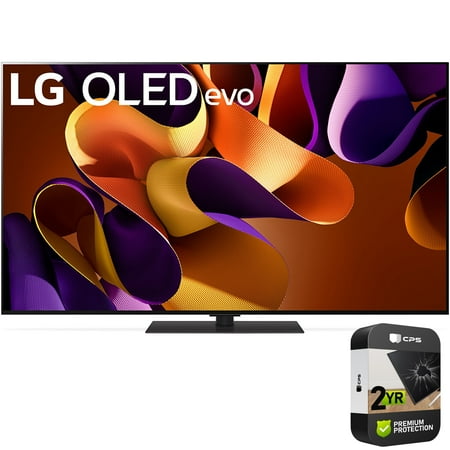 Restored LG OLED65G4SUB 65 Inch OLED evo G4 Series Smart TV 4K HDR (2024) Bundle with 2 Year Enhanced Protection Pack (Refurbished)