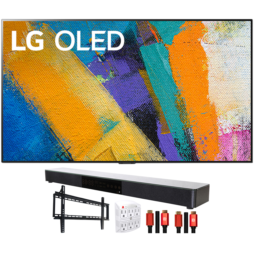 LG OLED77GXPUA 77" GX 4K Smart OLED TV with AI ThinQ (2020 Model) with Deco Gear Home Theater Soundbar, Wall Mount Accessory Kit and HDMI Cable Bundle(OLED77GX 77GX 77 Inch TV) - image 1 of 1