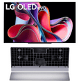 thumbnail image 1 of LG OLED83G3PUA 83 Inch 4K UHD OLED evo Smart TV with Dolby Atmos with a LG SR-G3WU8377 Stand and Back Cover for 83 Inch/77 Inch OLED G2 and G3 Series TVs (2023), 1 of 8