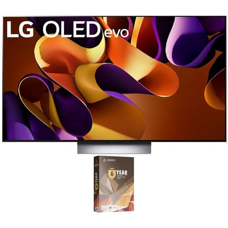 LG OLED83G4WUA 83 Inch 4K Evo G4 Series Ultra High Definition OLED TV with 6 Year Amber Protection Plan (2024)