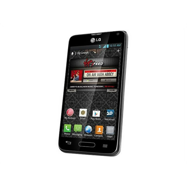 LG Optimus F3 - 4G smartphone - microSD slot - LCD display - 4" - 800 x 480 pixels - rear camera 5 MP - Virgin Mobile - gray