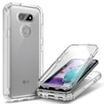 thumbnail image 1 of For LG Phoenix 5 Case, LG Aristo 5/K31/K31 Rebel L355DL/Tribute Monarch/LG K8X/Fortune 3/Risio 4 with Built-in Screen Protector, Nagebee Full-Body Protective Bumper Shockproof Case (Clear), 1 of 5