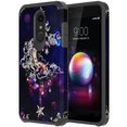 thumbnail image 1 of LG Premier Pro LTE Case, LG K30 (2018) Case, LG Phoenix Plus Case, LG Harmony 2 Case, Rosebono Hybrid Graphic Colorful Slim Armor Skin Cover Armor Case for LG K30 (Wiccan), 1 of 5