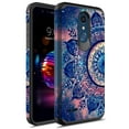 thumbnail image 1 of LG Premier Pro LTE Case, LG K30 (2018) Case, LG Phoenix Plus Case, LG Harmony 2 Case, Rosebono Hybrid Graphic Colorful Slim Armor Skin Cover Armor Case for LG K30 (Mandala), 1 of 5