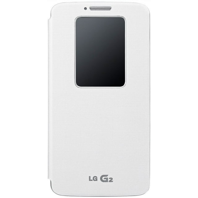 LG QuickWindow Folio Case for LG G2 Sprint/Virgin Mobile/AT&T - White
