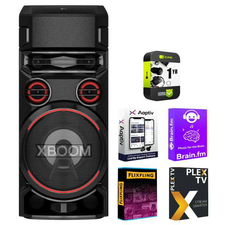  LG XBOOM RN7 Sistema de audio Bluetooth, iluminación LED para  fiestas, karaoke con filtros de voz, control por aplicación XBOOM,  Bluetooth, USB dual, entradas ópticas y de micrófono : Instrumentos  Musicales