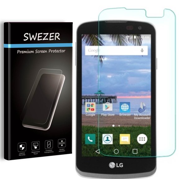 LG Rebel LTE [3-Pack] SWEZER Tempered Glass Screen Protector, Anti-Scratch, Anti-Bubble, Anti-Chip Edge