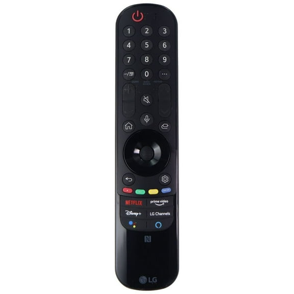 Pre-Owned LG Remote Control (MR21GC) with Netflix/Prime/Disney/LG Keys - Black