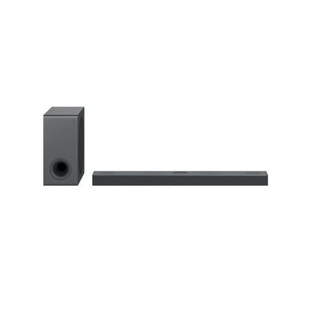 LG - 3.1.3 Channel Soundbar with Wireless Subwoofer, Dolby Atmos and DTS:X - Black