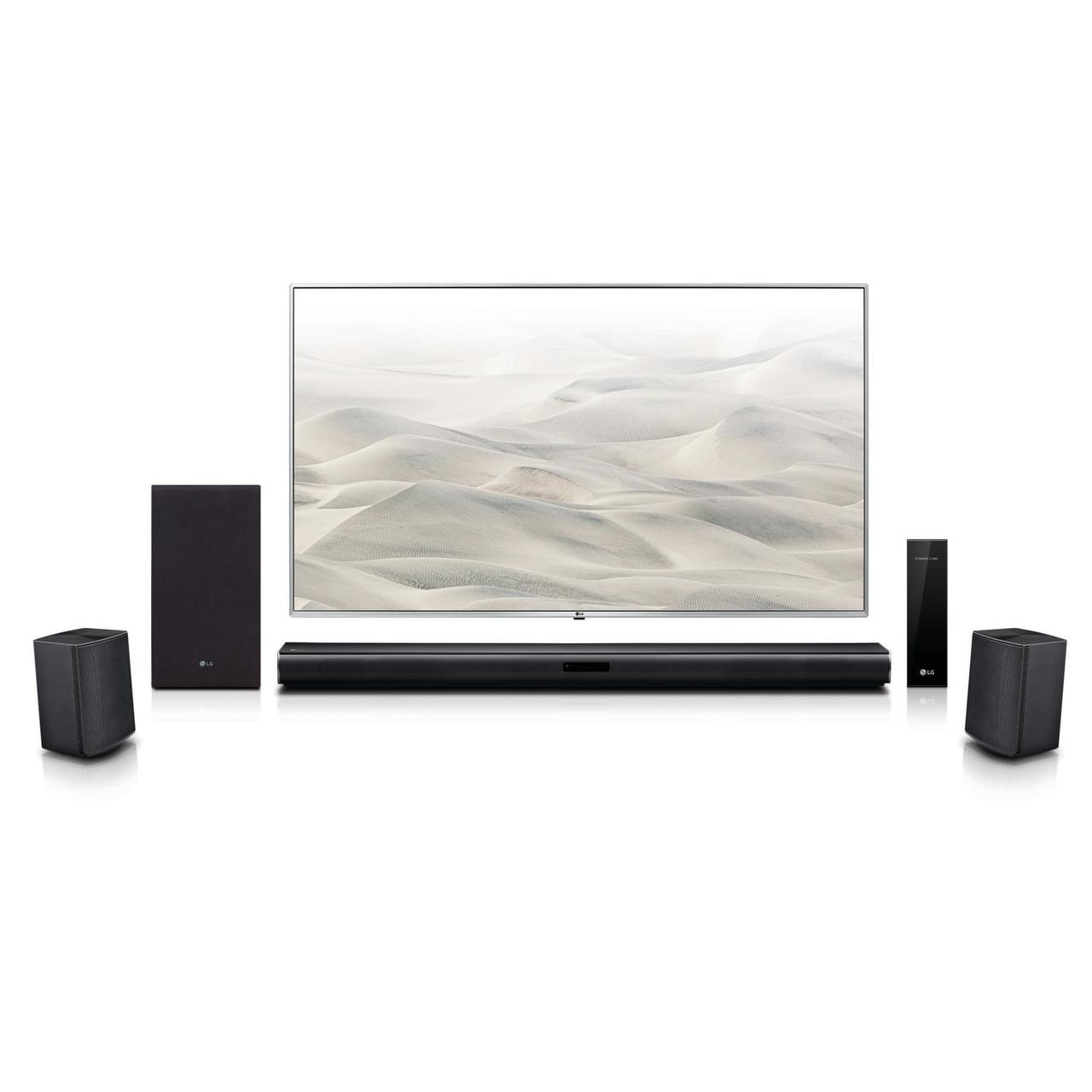 LG SLM4R 4.1 Channel 420W Soundbar Surround System with Wireless Speakers (Refurbished) - image 1 of 1