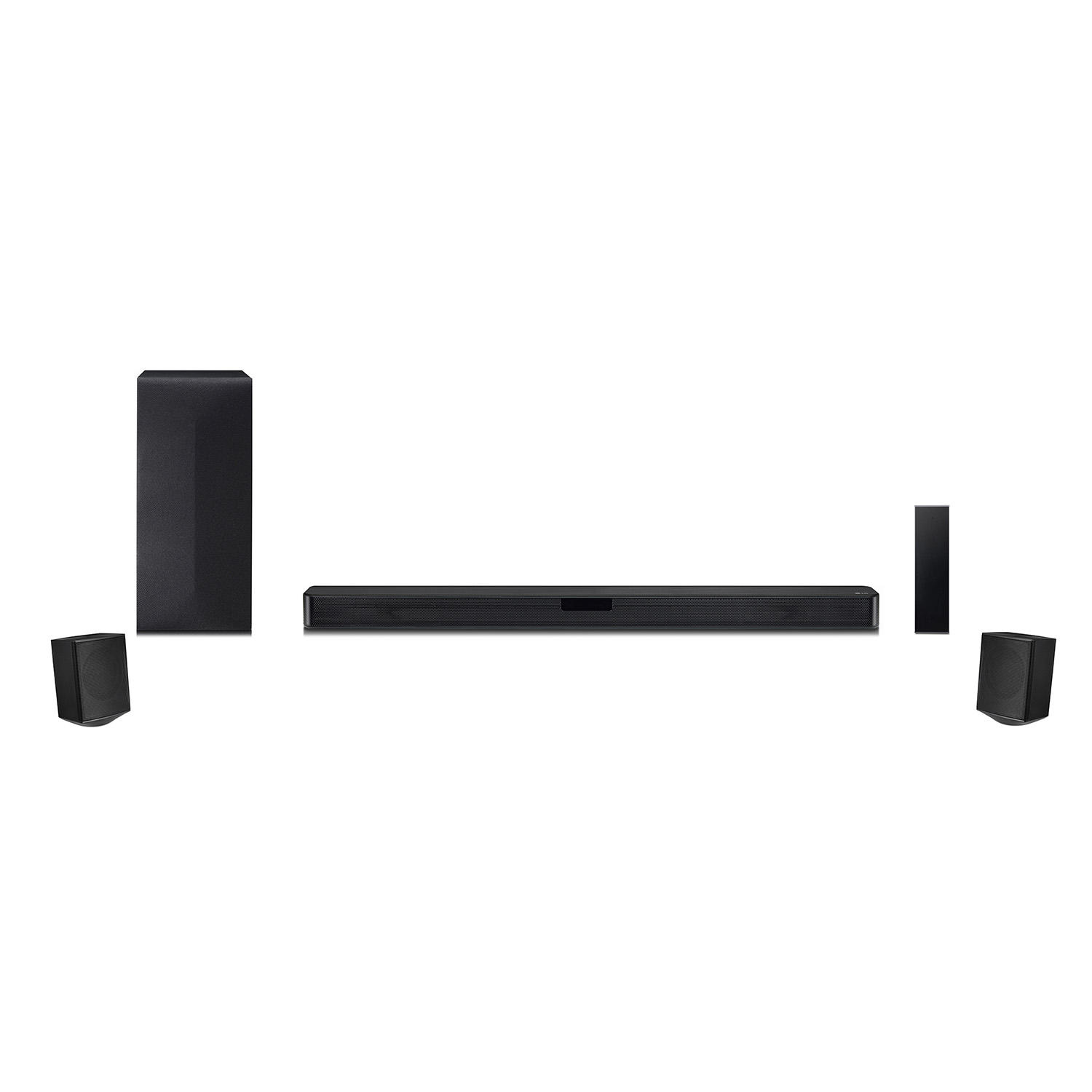 LG SNC4R 4.1 Channel Soundbar with Surround Sound Speakers, Black - image 1 of 2