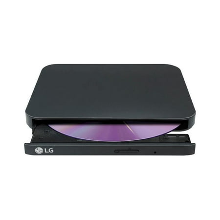 LG SP80NB80 Portable DVD-Writer - DVD-RAM/±R/±RW Support - 24x CD Read/24x CD Write/24x CD Rewrite - 8x DVD Read/8x DVD Write/8x DVD Rewrite - Double-layer Media Supported - USB - ...
