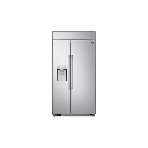 SRSXB2622S 26.5 cu.ft. Cabinet Depth 42" Built-in Side by Side Refrigeration, Linear compressor, Surrounding LED, Sliding baskets, Pull-out drawers, SpacePlus in-door ice, Stainless Steel Dispensar